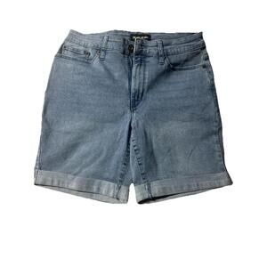 Dkny Jeans Women's Pull-On Bermuda Shorts, Light Blue, Size 4. BR